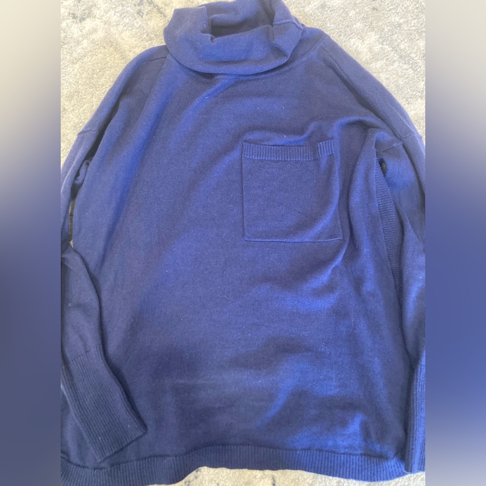 Vineyard Vines Women’s Navy Turtleneck Sweater XS